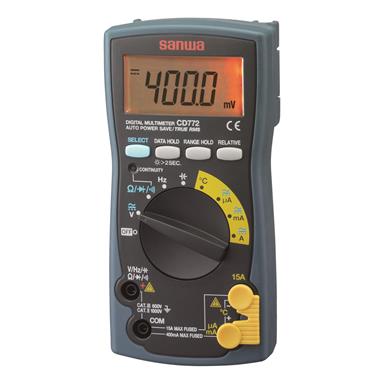日本三和（sanwa）CD772緊湊型數字萬用表